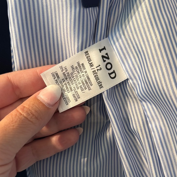 Boys Navy Blazer and Pants Set - Picture 4 of 7